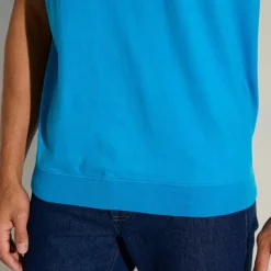 T-shirt Henley confort manches courtes - coton biologique(**)