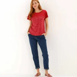 T-shirt imprimé col rond