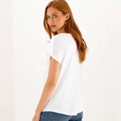T-shirt imprimé col rond