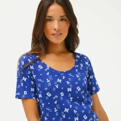 T-shirt imprimé "lettres"