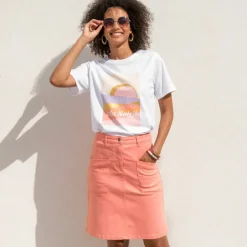 T-shirt imprimé, volume loose