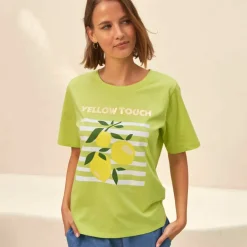 T-shirt imprimé, volume loose