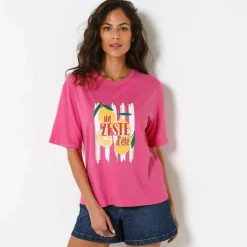 T-shirt loose imprimé 