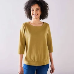 T-shirt maille brillante