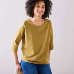 T-shirt maille brillante