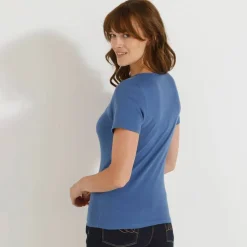 T-shirt manches courtes dentelle