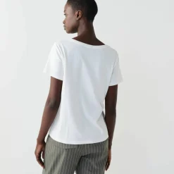 T-shirt manches courtes, imprimé coeurs dorés
