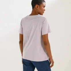 T-shirt manches courtes imprimé papillon
