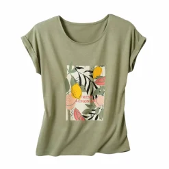 T-shirt manches courtes imprimé placé, Spécial Petites