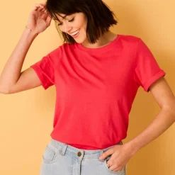 T-shirt manches courtes à revers
