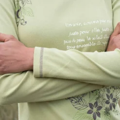 T shirt manches longues imprimé fleuri