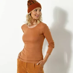 T-shirt manches longues, jersey en coton biologique(**)