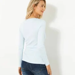 T-shirt manches longues, jersey en coton biologique(**)