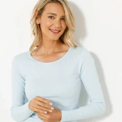 T-shirt manches longues, jersey en coton biologique(**)