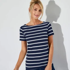 T-shirt marinière manches courtes