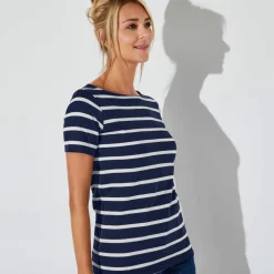 T-shirt marinière manches courtes
