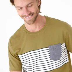 T-shirt rayé manches courtes