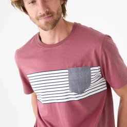 T-shirt rayé manches courtes
