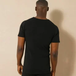 T-shirt sous-vêtement homme col rond manches courte chaleur modérée - lot de 2