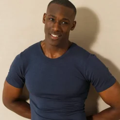 T-shirt sous-vêtement homme col rond manches courte chaleur modérée - lot de 2