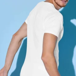 T-shirt sous-vêtement homme col V - lot de 3