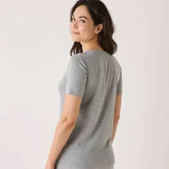 T-shirt thermique col rond - manches courtes