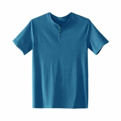 T-shirt uni col tunisien