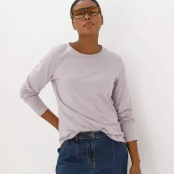 T-shirt uni manches longues