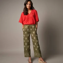 Tunique plastron fantaisie doublé, manches kimono