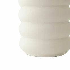 Vase minéral céramique blanc