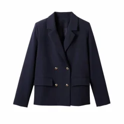 Veste blazer, boutonnage croisé