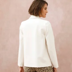 Veste blazer, boutonnage croisé