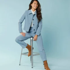 Veste blazer courte unie, Spécial Petites