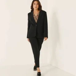 Veste blazer fluide, manches longues