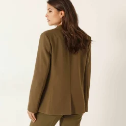 Veste blazer fluide, manches longues