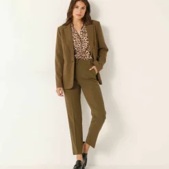 Veste blazer fluide, manches longues