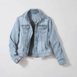 Veste boutonnée en jean