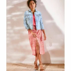 Veste boutonnée en jean