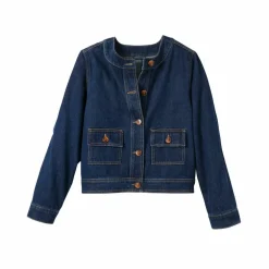 Veste boutonnée en jean