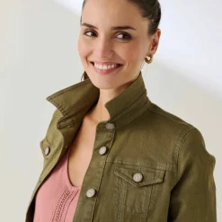 Veste boutonnée en jean
