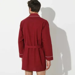 Veste de pyjama popeline boutonnée