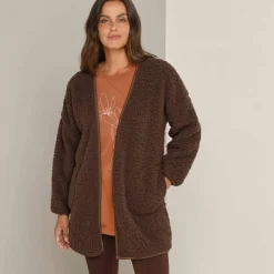 Veste d'intérieur en sherpa
