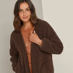 Veste d'intérieur en sherpa