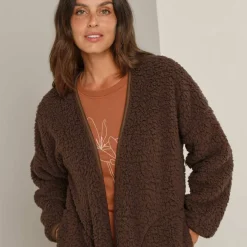 Veste d'intérieur en sherpa