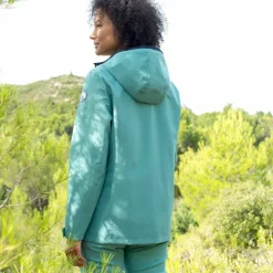 Veste imperméable à capuche