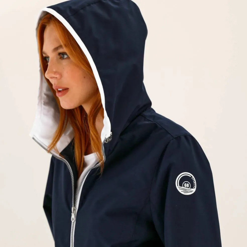 Veste imperméable à capuche