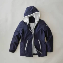 Veste imperméable à capuche