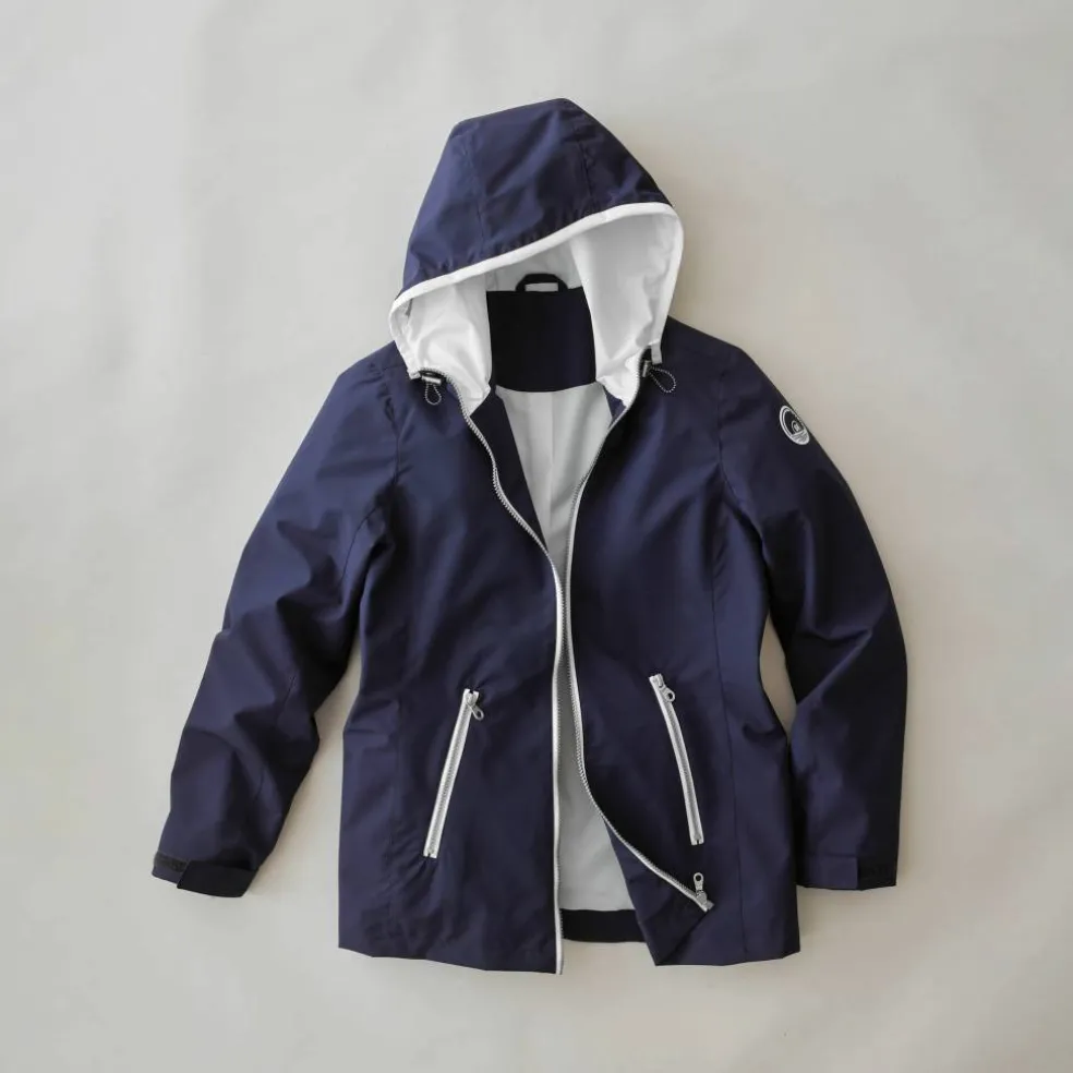 Veste imperméable à capuche