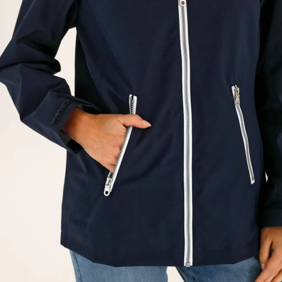 Veste imperméable à capuche