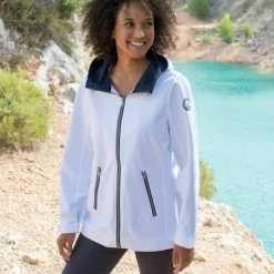 Veste imperméable à capuche